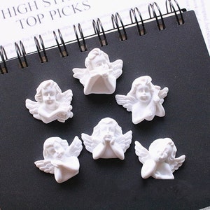 5/10/20/50 Stück Resin Engel Flatback Cabochon Flatback Flügel Engel DIY Zubehör Scrapbooking Dekoration Basteln
