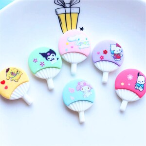 5/10/20 Stück Harz Cartoon Katze Hund Hase fan cabochon scrapbook kawaii DIY Verzierungen Zubehör
