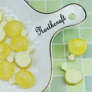 Clear ice lolly cabochons | Lemon ice lolly cabochons |Ice lolly cabochons |Cartoon cabochons |Resin cabochons
