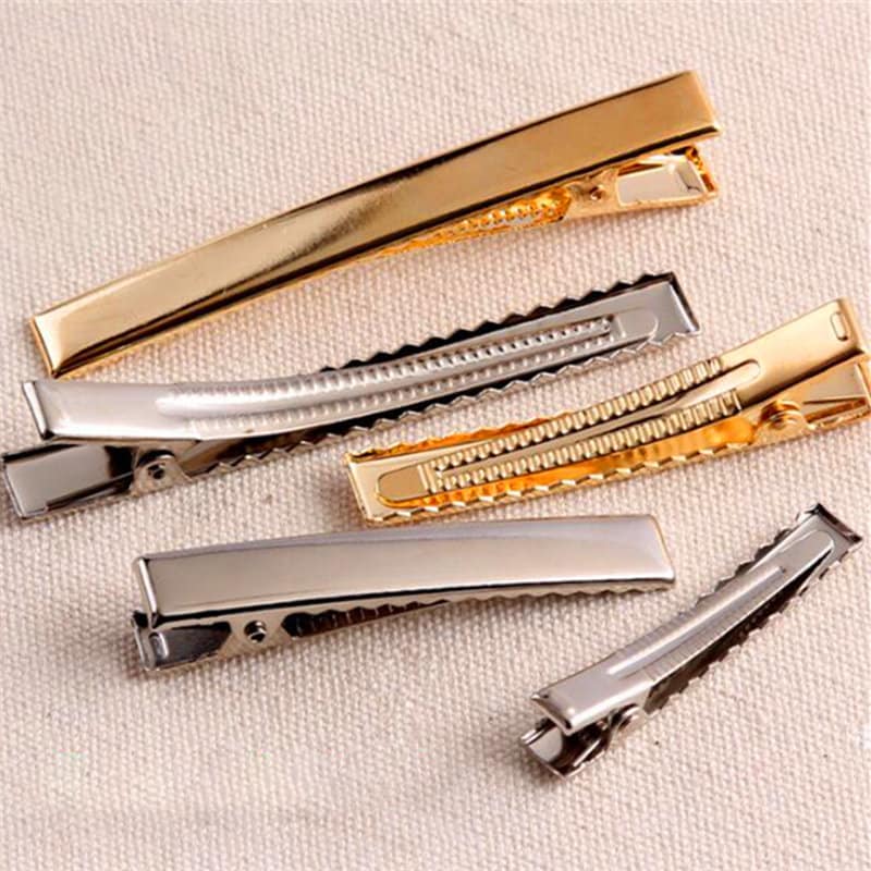 Imported Thickened and Widened Butterfly Bow Square Hair Clip Crocodile Hairpin Headpiece Hair Accessories DIY Parts and Materials