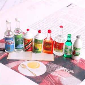 5/10/20/50pcs Resin Simulation Wine Bottle Earring Charms Pendant Bracelet Necklace Jewelry Accessories DIY Craft