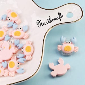 Krabbe Cabochons |Meerescabochons |Ozeancabochons |Süße Cabochons |Resin Cabochons