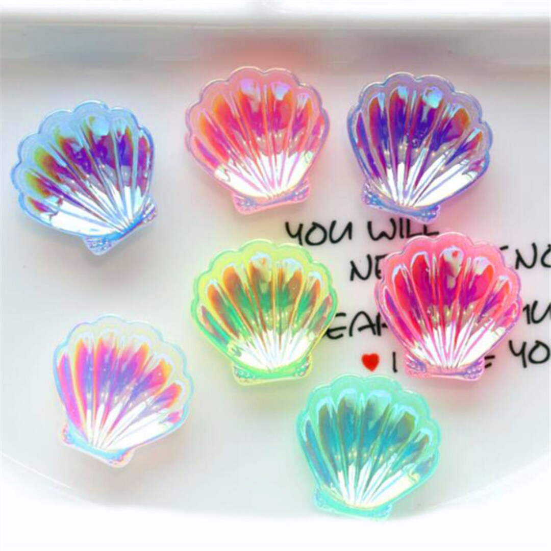 5/10/20pcs Resin Shell Cabochon Scrapbook Kawaii DIY Embellishments ...