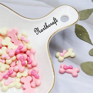 Dog bone cabochons |  Bone cabochons |  pet cabochons |Food cabochons | Resin cabochons