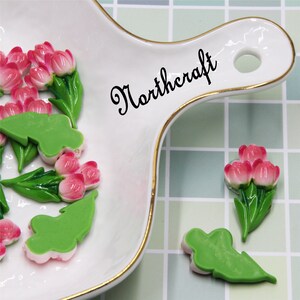 Tulpen Cabochons | Blumen Cabochons |Pflanzen Cabochons |Comic Cabochons |Resin Cabochons