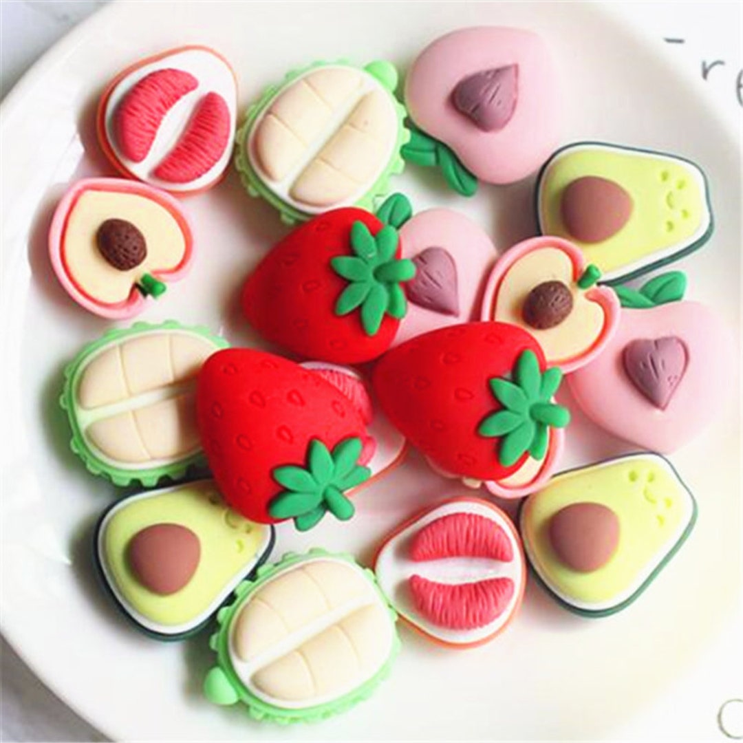 Resin Fruit Charms: Miniature Food, DIY Jewelry Making - Etsy