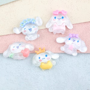 5/10/20 Stück Harz niedlichen Cartoon Hund Cabochon Scrapbook kawaii DIY Verzierungen Zubehör