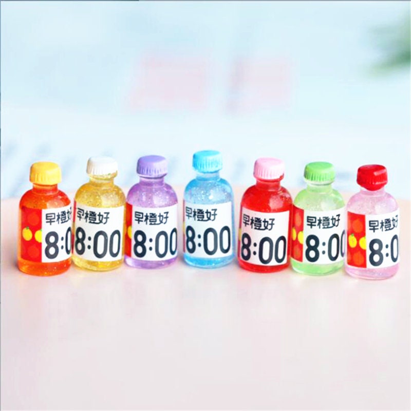 Charms for Slime Juice Drink Bottle Resin Plasticine Beads Making Supplies  Lizun DIY Slime Accessories Model Tool for Kids 