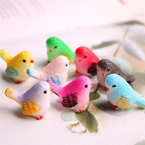 5/10/20pcs Résine 3D oiseau Crafts Flatback Cabochon Scrapbook Kawaii DIY Embellishments Accessories 17*28mm
