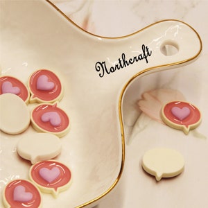 Liefdesdialoogvenster cabochons | Hart dialoogvenster cabochons | dialoogvenster cabochons |Lover cabochons | Paar cabochons | Hars cabochons