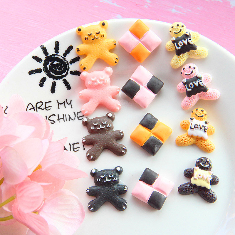 クマの樹脂チャーム10個：DIYクラフトアクセサリー - Etsy 日本
