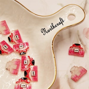 Liebe Parfümflasche Cabochons | Mini Parfüm Flasche Cabochons |Parfum Flasche Cabochons | Liebhaber Cabochon | Paar Cabochon |Cartoon Cabochon