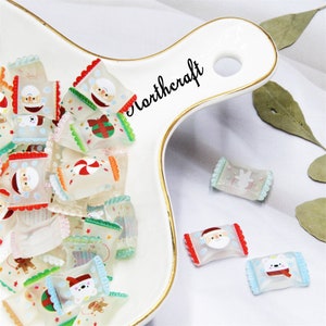 Cabochões de doces de Natal | cabochões de doces | Cabochões de Papai Noel | Cabochão de urso polar |Cabochão de alce |Cabochão de Natal |Cabochão de resina