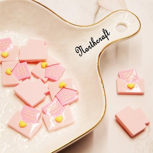 Cabochon con busta d'amore/Cabochon con busta cuore/Cabochon con busta/Cabochon amante/Cabochon di coppia/Cabochon in resina