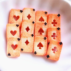 5/10/20/50 sztuk Żywica Karty do Gry Ciasteczka Płaskie Kaboszon Fałszywe Ciasteczka Dekoracja Telefonu Rzemiosło DIY Akcesoria Scrapbooking 13 x 20 mm