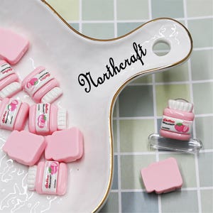 Strawberry jam cabochons |Jam cabochons |Food cabochons |Resin cabochons
