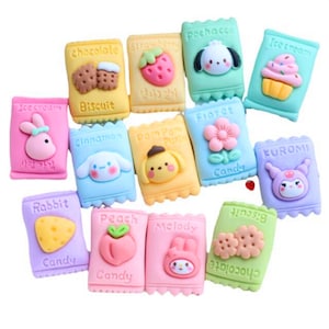 5/10/20pcs Résine fée fleur ours pêche bonbon cabochon scrapbook kawaii bricolage embellissements accessoires