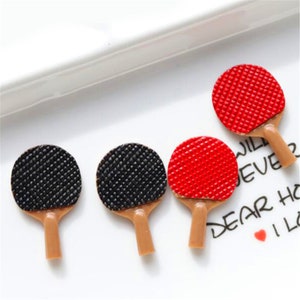5/10/20 Stück Harz Tischtennisschläger Cabochon Scrapbook kawaii DIY Verzierungen Zubehör