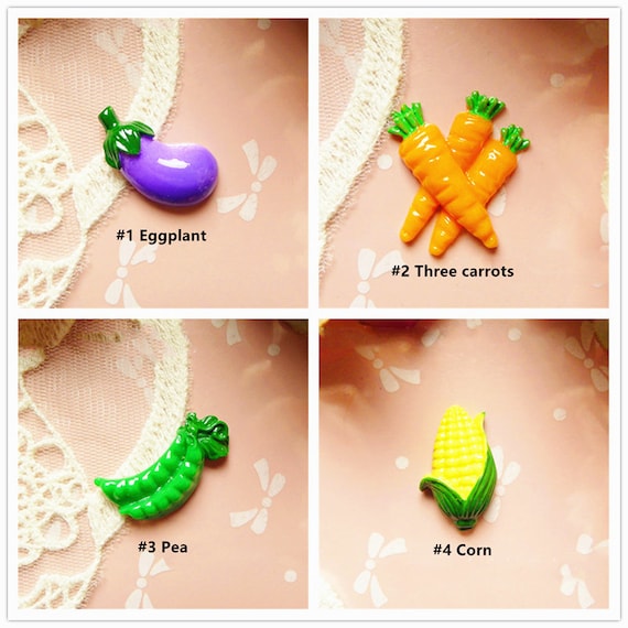 樹脂製野菜チャーム10選：DIYクラフト装飾 - Etsy 日本