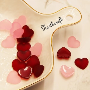 Peelingherz Cabochons | Liebe Cabochons | Herz Cabochons | Liebhaber Cabochons | Paar Cabochons |Harz Cabochons