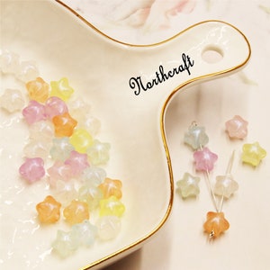 Colorful star beads | Star beads |Mixed colored beads |Resin beads |Acrylic beads