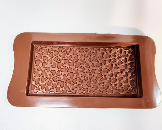 Hearts Chocolate Bar Silicone Mold