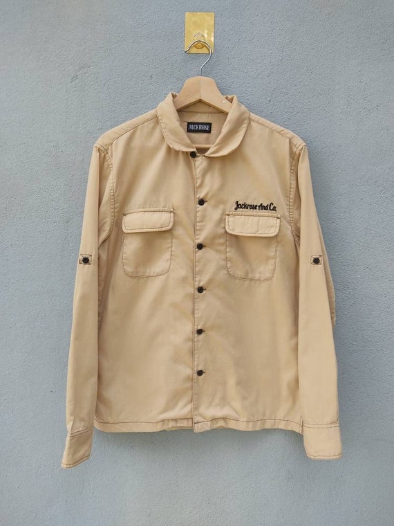 Vintage JACKROSE Embroidered Shirt Japanese Brand Jack Rose - Etsy