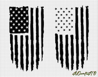 Download Distressed American Flag Svg Etsy