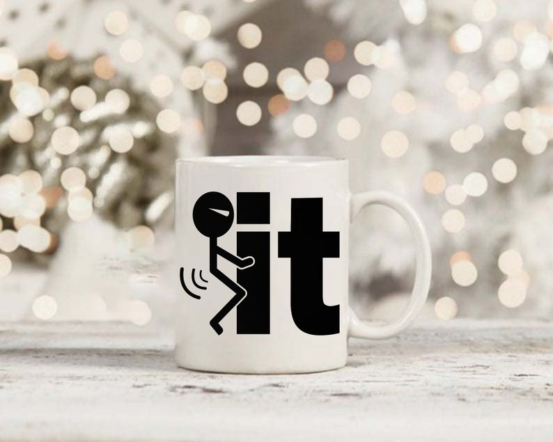 F It Instant Download Fuck It Vector Fuck It SVG cricut and Silhouette