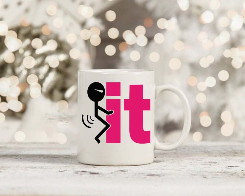 F It Instant Download Fuck It Vector Fuck It SVG cricut and Silhouette