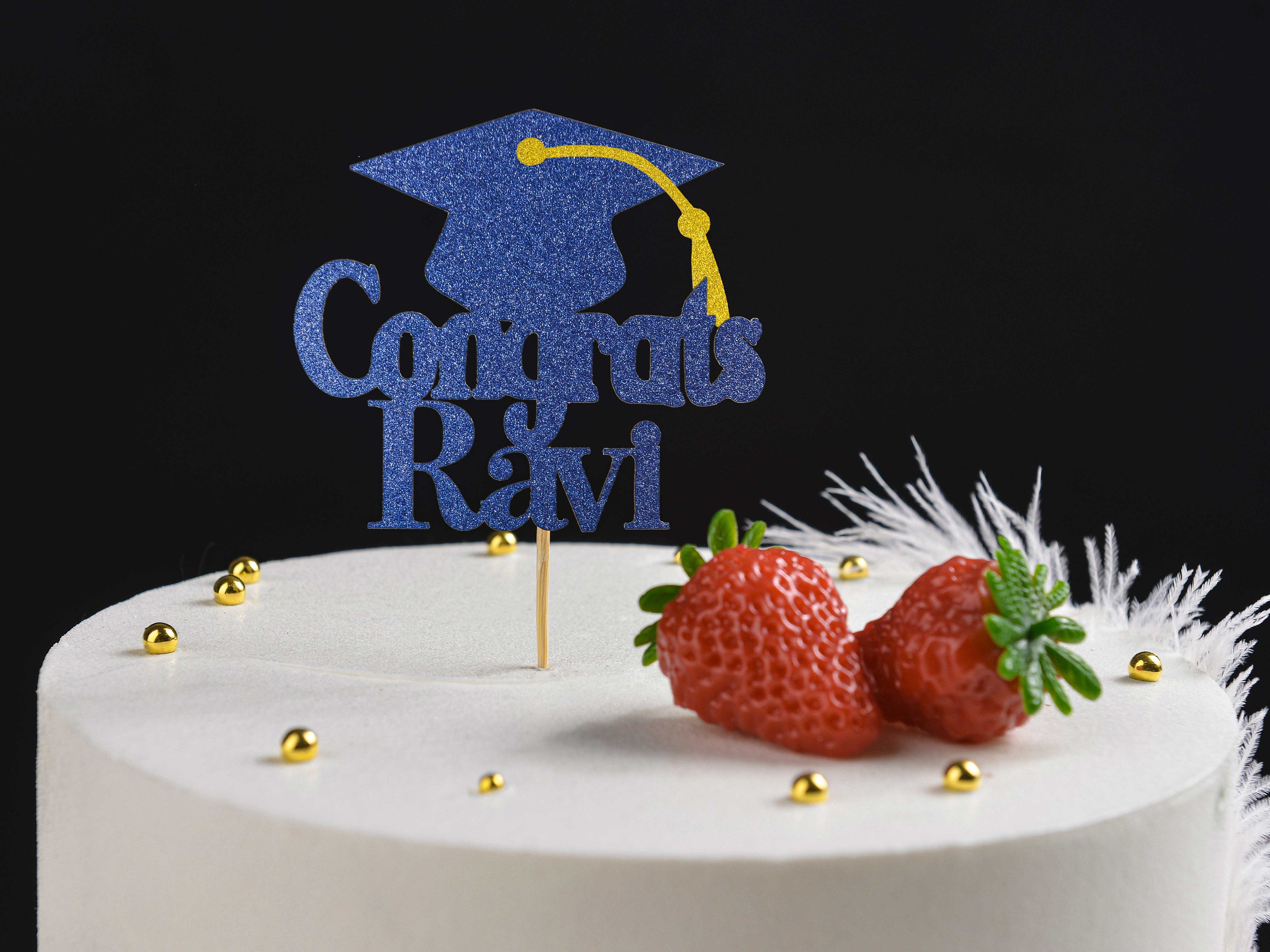 2022 Congrats Graduation Cake Topper Personalized Grad Cake - Etsy