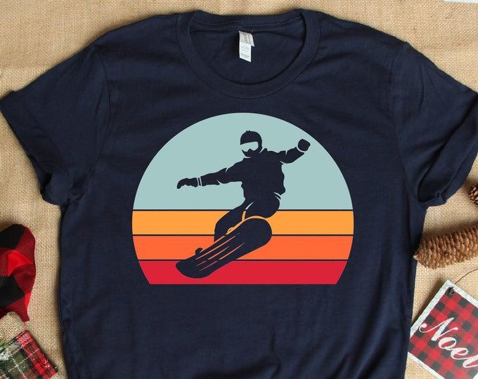 Snowboard Shirt, Snowboard Shirt, Cool Skiing Gift, Skiing Lover Gift, Snow Mountain Winter Gift, Skier Shirt, Winter Shirt