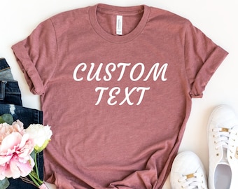 Custom Rae Dunn Shirt, Personalized T-shirt, Custom Unisex, Family ...