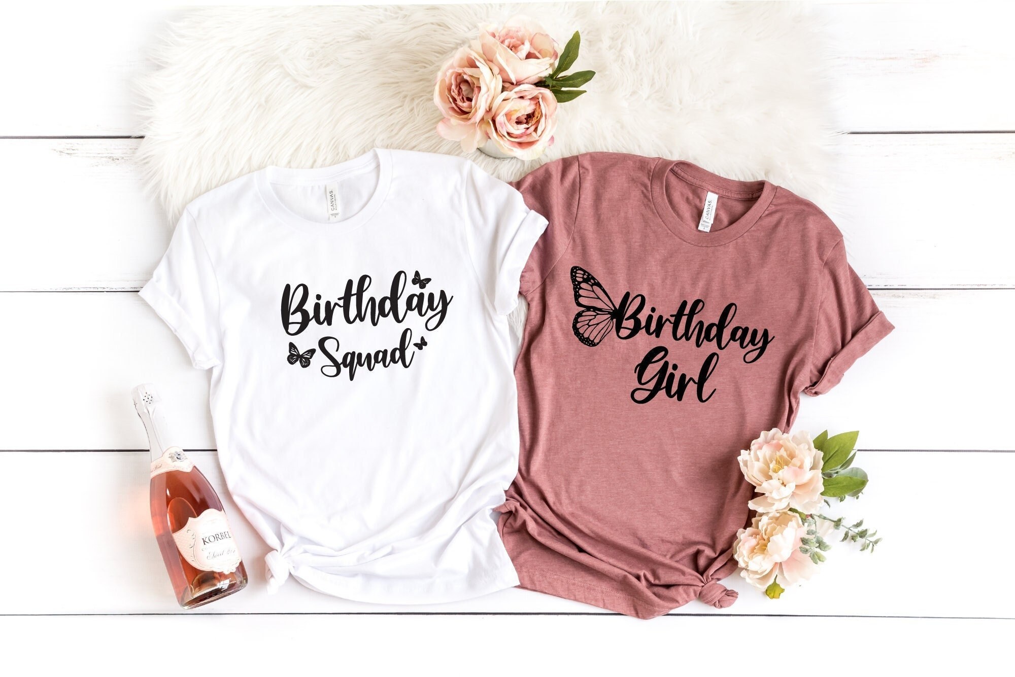 Birthday girl and birthday squad shirts clearance