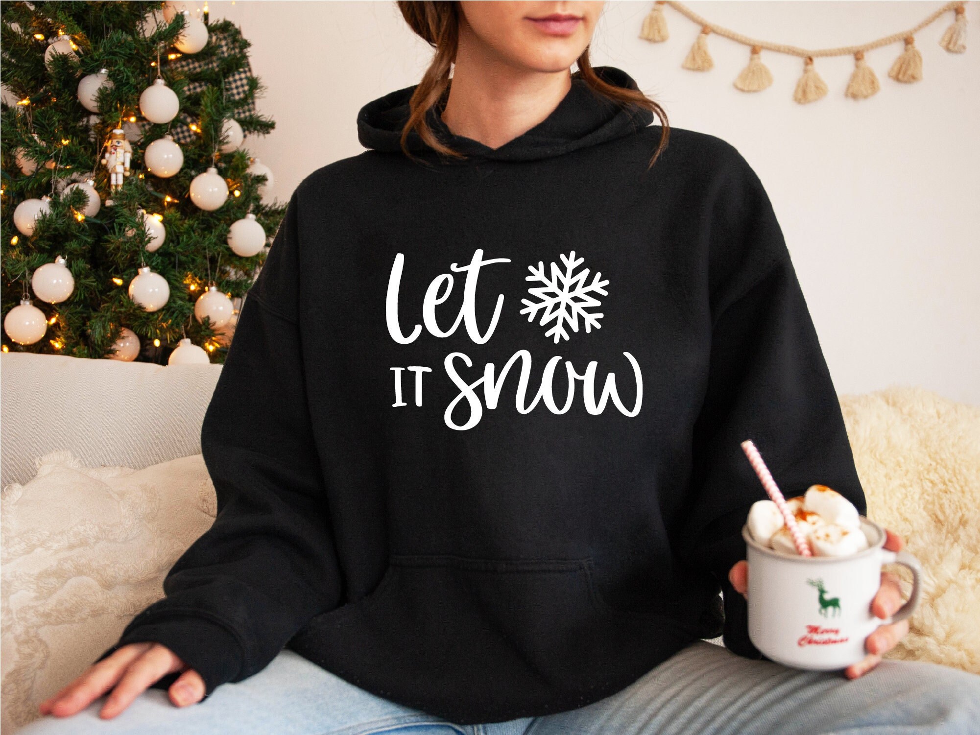 Let It Snow Pullover - Etsy