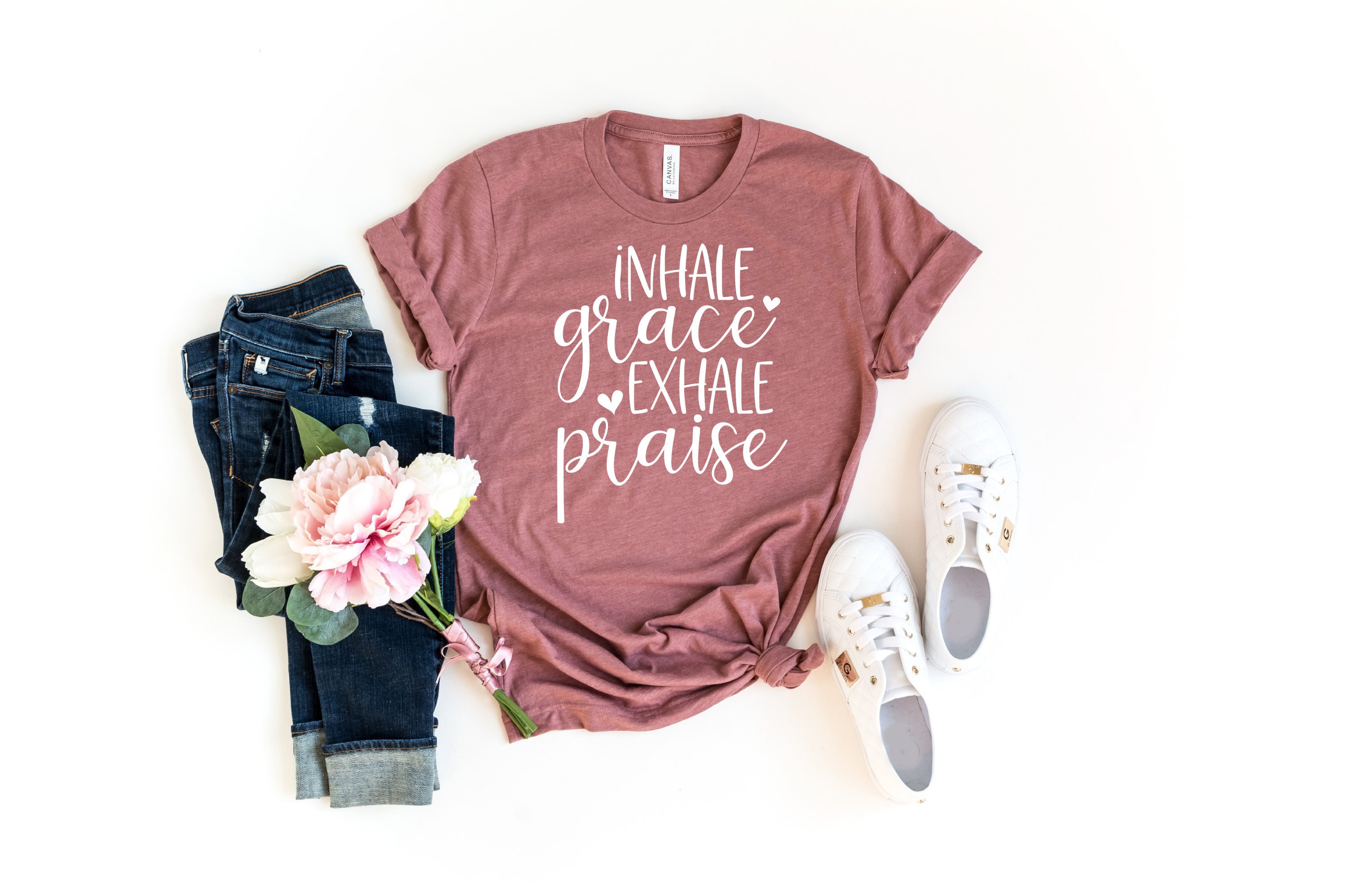 Inhale Grace Exhale Praise T Shirt Christian Jesus Church Inhale Grace Exhale Praise T Shirt Christian Jesus Church