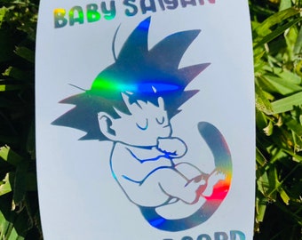 Saiyan On Board Etsy Saiyan On Board Etsy