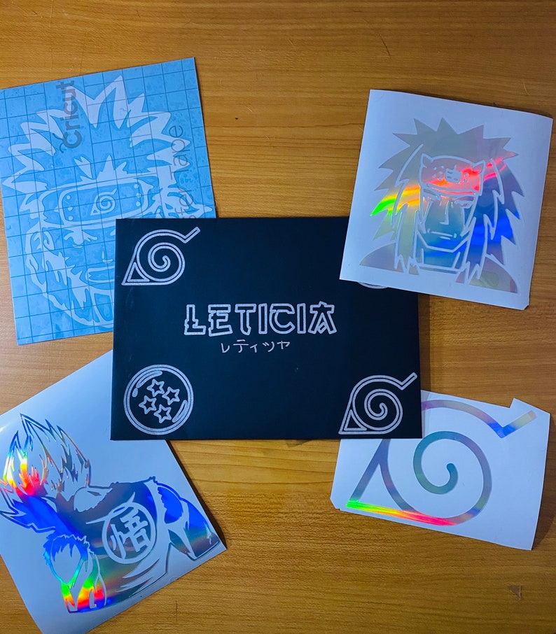 Dragon Ball Z Decal sticker Goku Holographic Sticker Decal Etsy