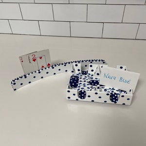 Hand painted 2 piece canasta set