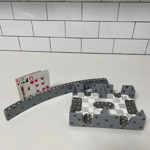 2 piece hand painted canasta set