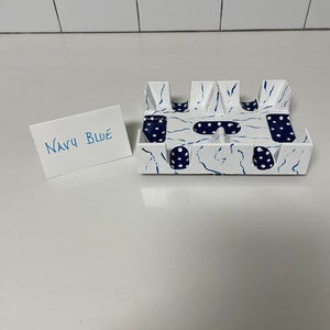 Hand painted canasta tray