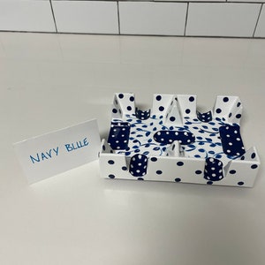 Hand painted canasta tray