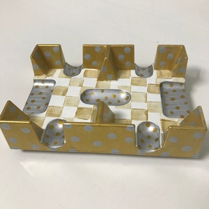 Handpainted canasta tray