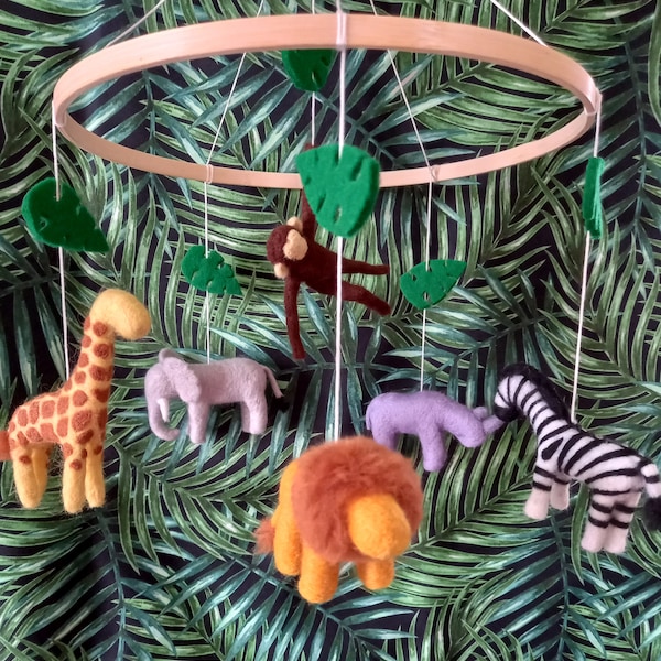 Safari Nursery Mobile Etsy UK