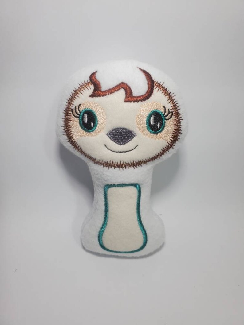 Sloth Baby Rattle Safe Gift Shower Animal Toys For image 1