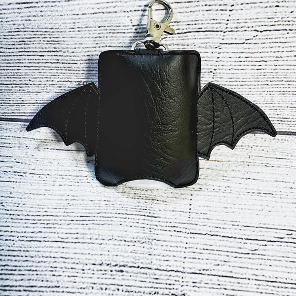 Goth Hand Sanitizer Holder, Bat Wings Hand Sanitizer Case, Gothic Bats, Goth Gift