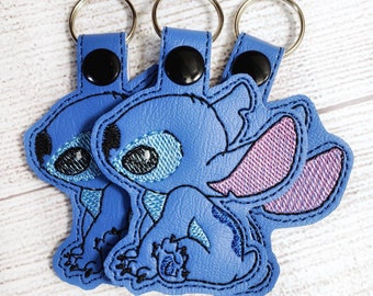 Blue Alien, Keychain, Cartoon, Alien Gifts, Stitch, Key Chain, 626 Experiment, Alien, Movie