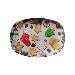 Christmas Cookie Platter, Serving Platter, Christmas Platter, Christmas Gift