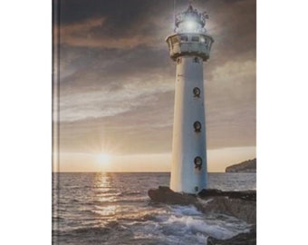 Hermoso diario del faro, diario de escritura de tapa dura, diarios, libro del faro, diario, cuaderno de bocetos
