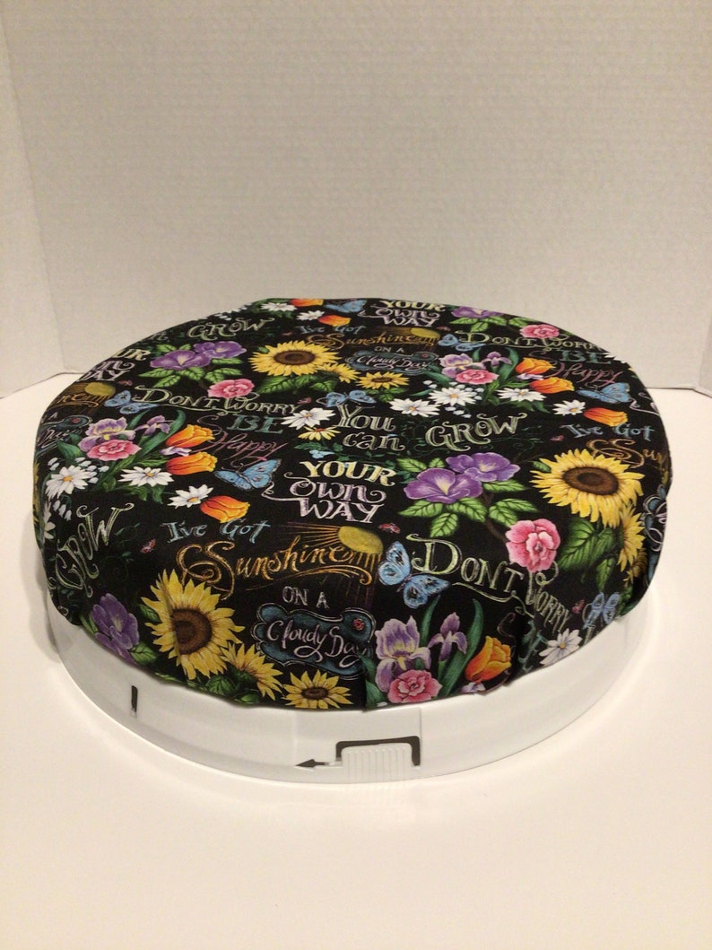 Garden Theme 5 Gallon Bucket Seat, Cushion Bucket Lid, Cushion Buck